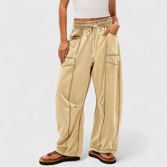 Odila | Travel-Ready Baggy-Leg Silhouette Pants