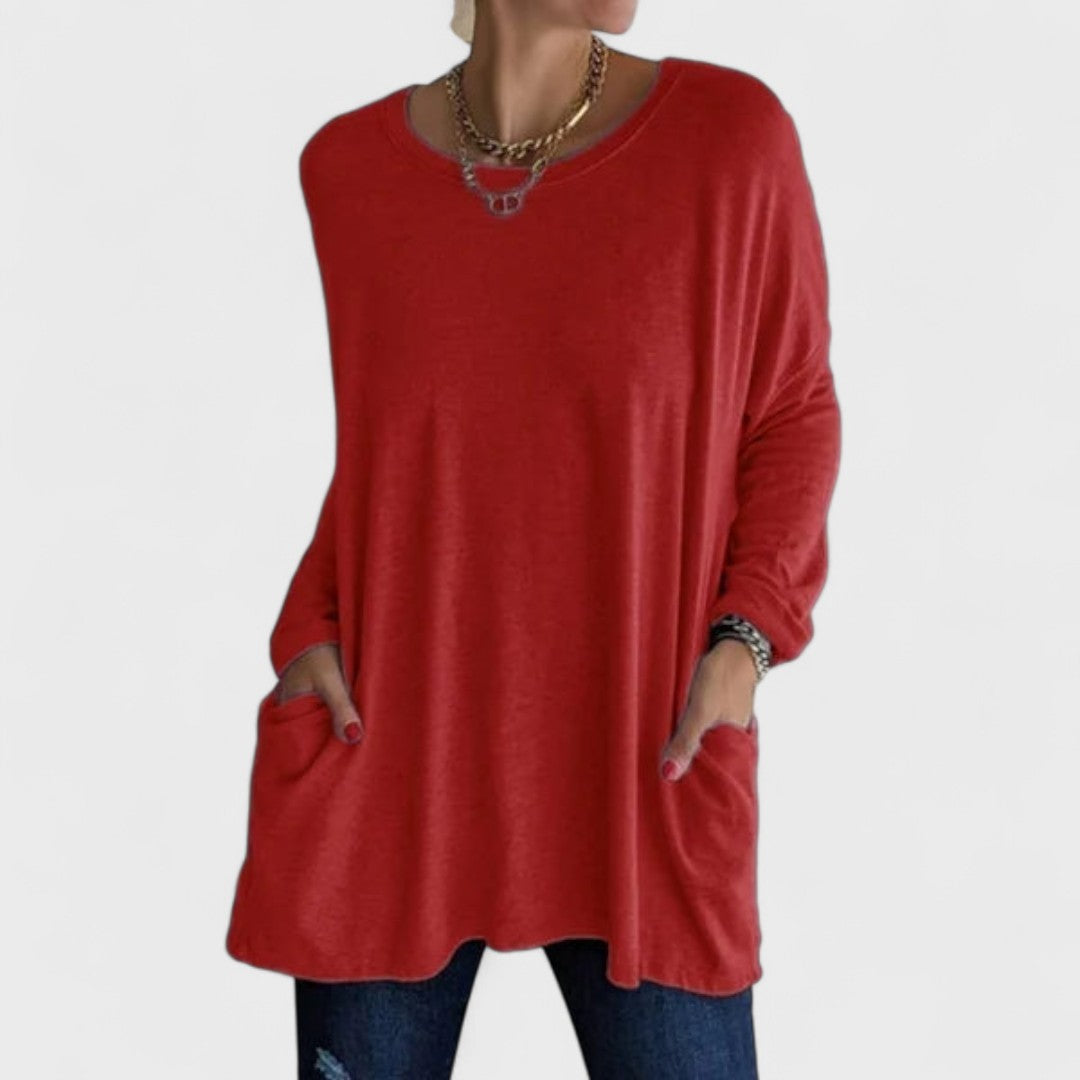 Angeletta | Layering Lightweight Long-Sleeve Style Top