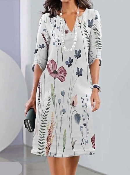 Santina | Garden-Party Breathable Flowing Craftsmanship Dress