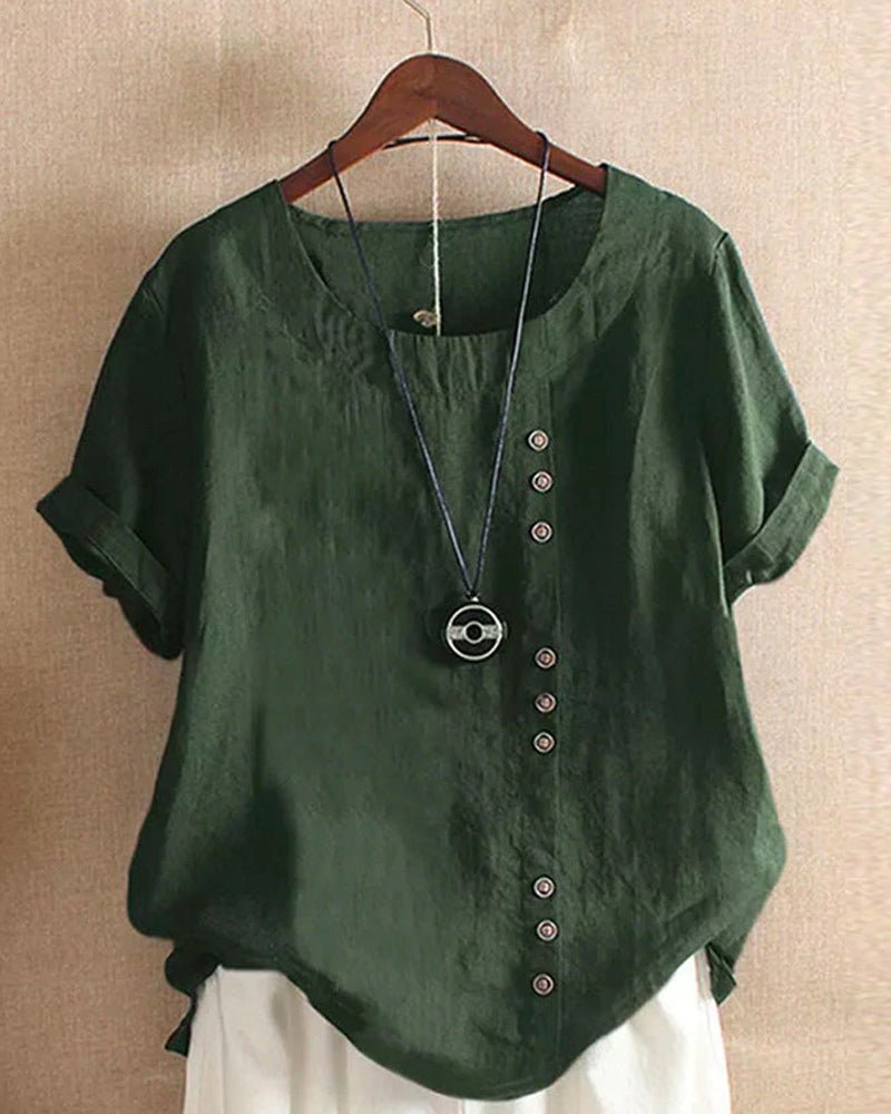 Angiolina | Layering Summer Button Design Blouse
