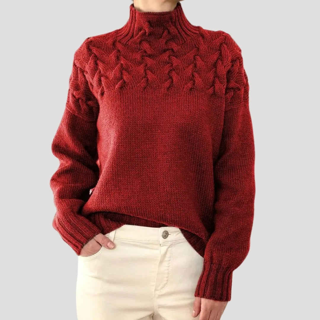 Melinda | Fireside Knit Cable Comfort Sweater