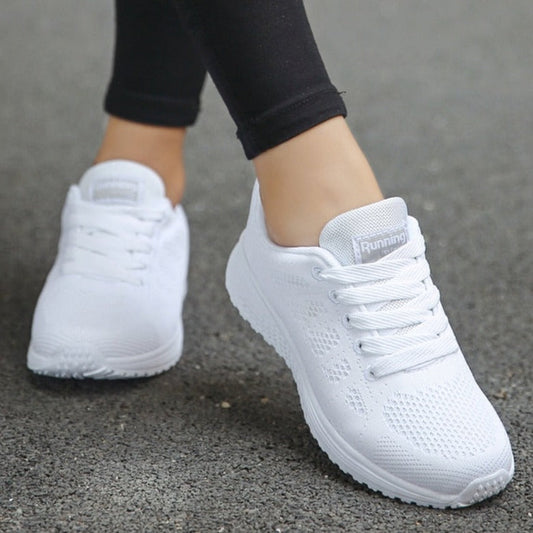 Celine | Walk-Friendly Lightweight Lace-Up Cushioning Sneaker