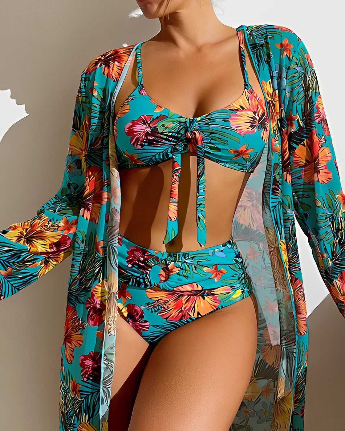 Edda | Weekend High-Waist Floral Fit Set