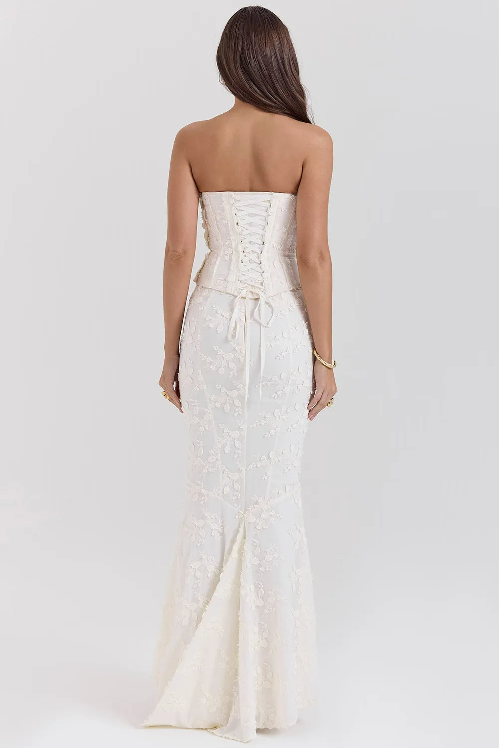 Bexley | Embroidered Corset Wedding Guest Dress