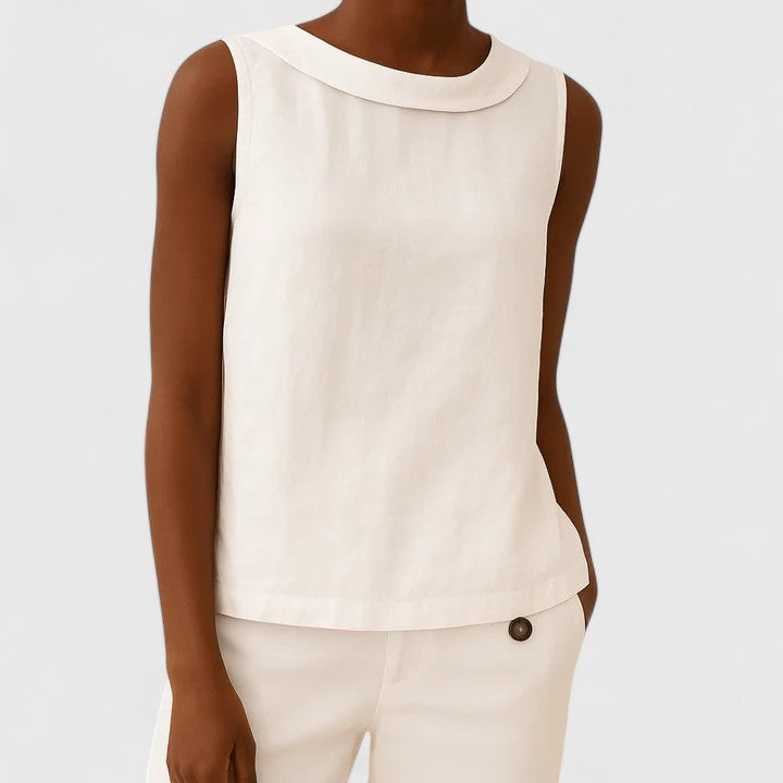 Alesia | Everyday Lightweight Sleeveless Silhouette Top