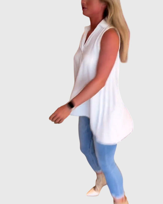 Anisia | Airy Lightweight Sleeveless Style Top