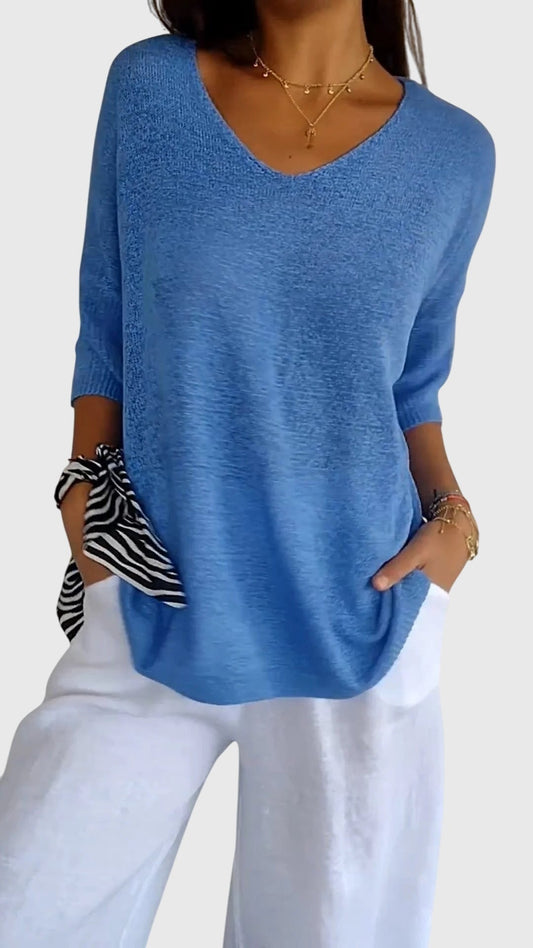 Alitta | Desk-to-Dinner Breathable Knit Silhouette Top
