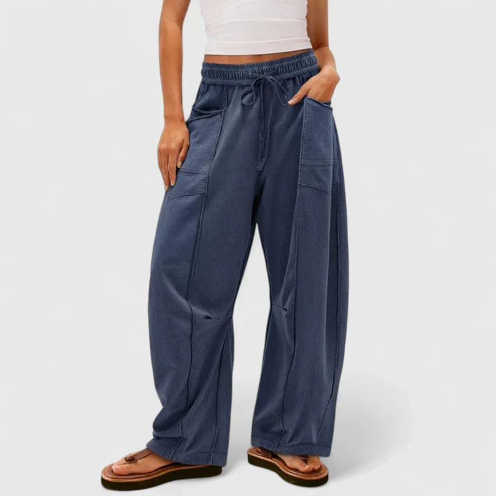 Odila | Travel-Ready Baggy-Leg Silhouette Pants