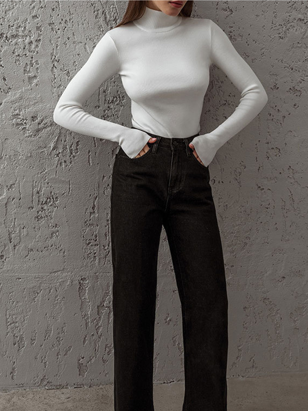 Calliope | Wardrobe-Staple Mock-Neck Spring Comfort Top