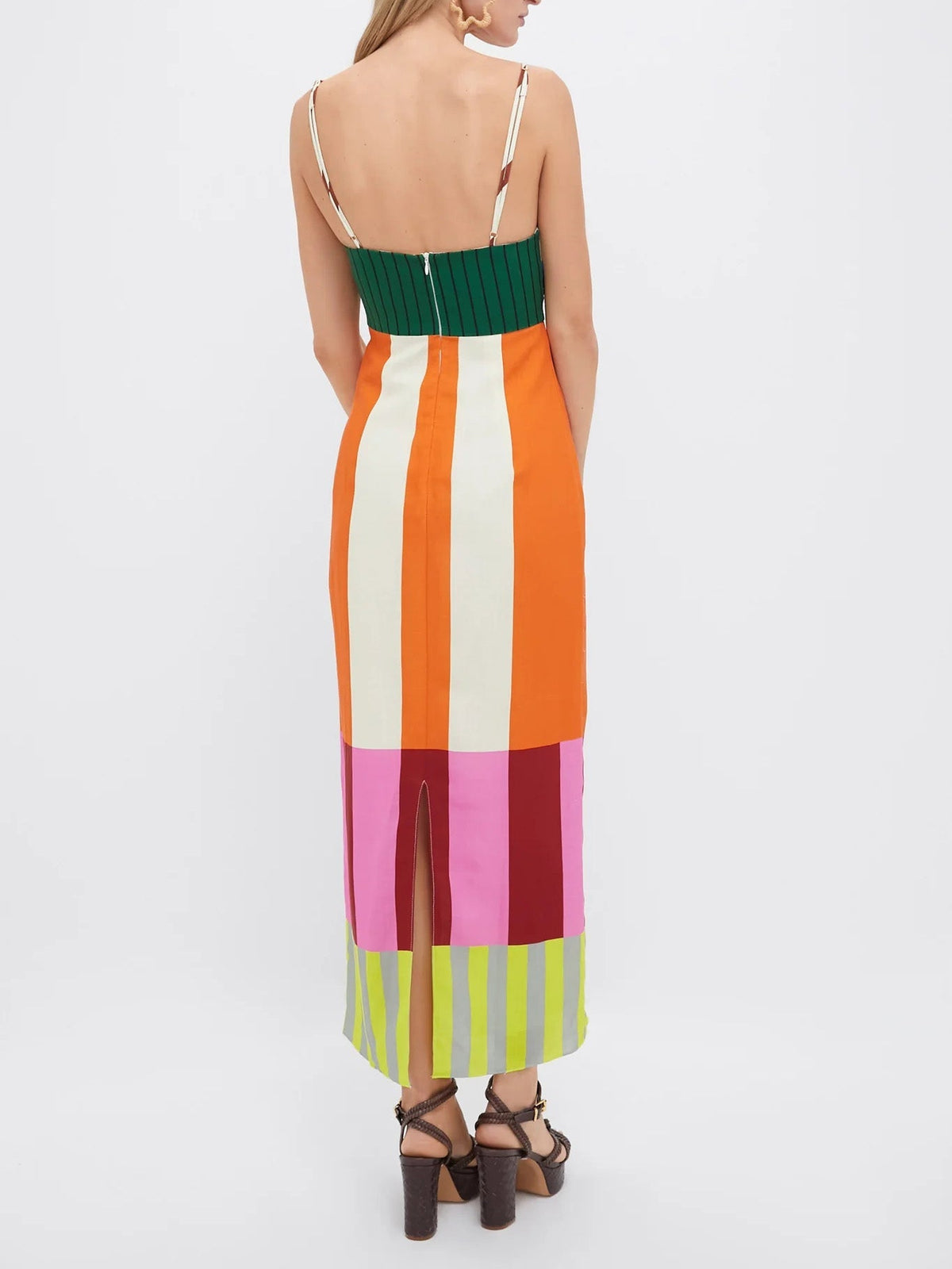 Elowen | Striped Empire Waist Summer Dress