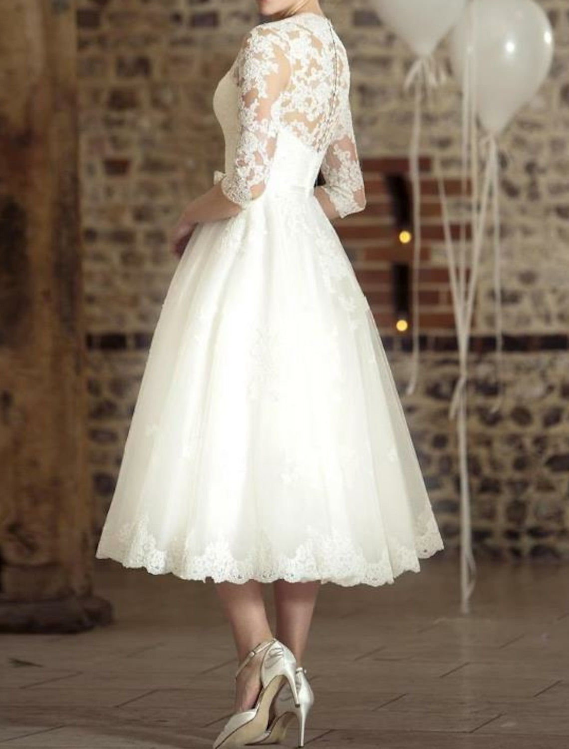 Bernadette | Poolside Vintage Lace Shape Dress