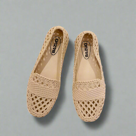 Genziana | Beach-Ready Summer Cutout Comfort Flat