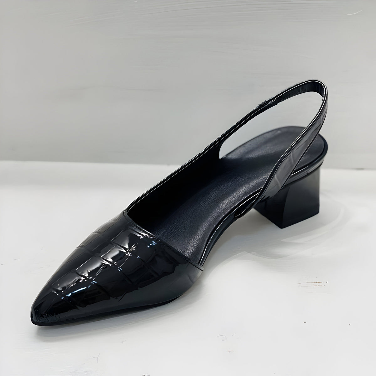 Urszula | Wedding-Guest Pointed-Toe Block Comfort Heel