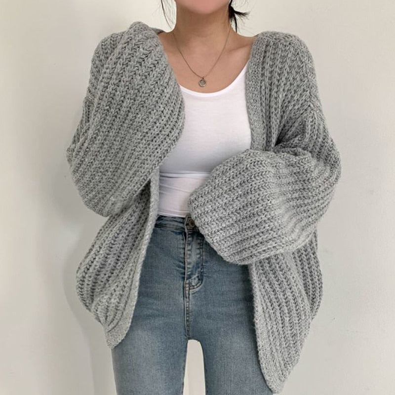 Assuntina | Cosy-Season Chunky Knit Comfort Cardigan