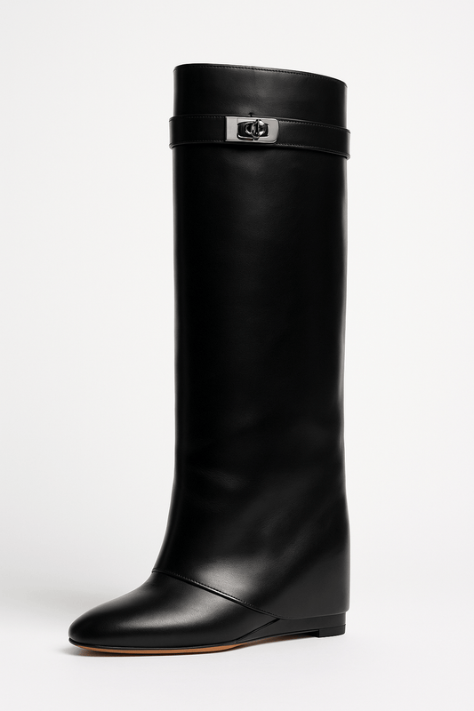 Clemenza | Weekend Wedge-Heel Pointed-Toe Comfort Boot
