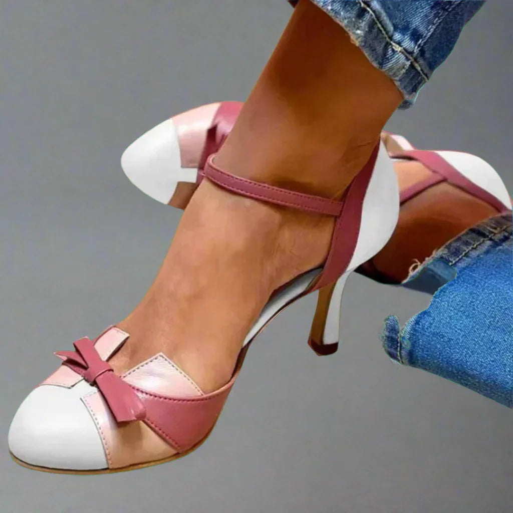 Ilarietta | Party Summer Bow Comfort Heel