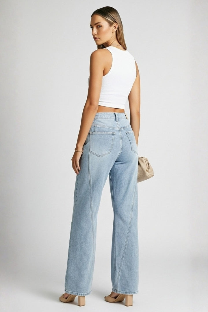 Bellamy | All-Day High-Waist Straight-Leg Comfort Jeans