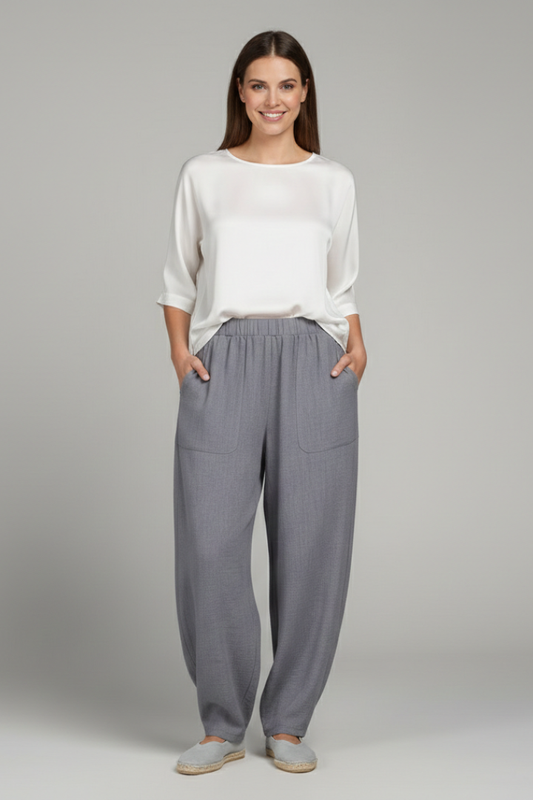 Alba | Everyday Elastic-Waist Summer Comfort Trousers
