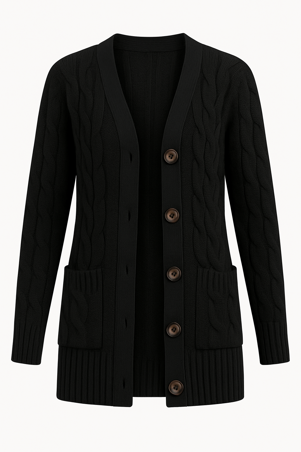 Angwen | Everyday Cable Knit Warmth Cardigan