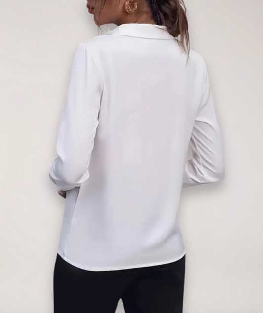 Snowdrop | Date-Night Summer Tailored Silhouette Blouse