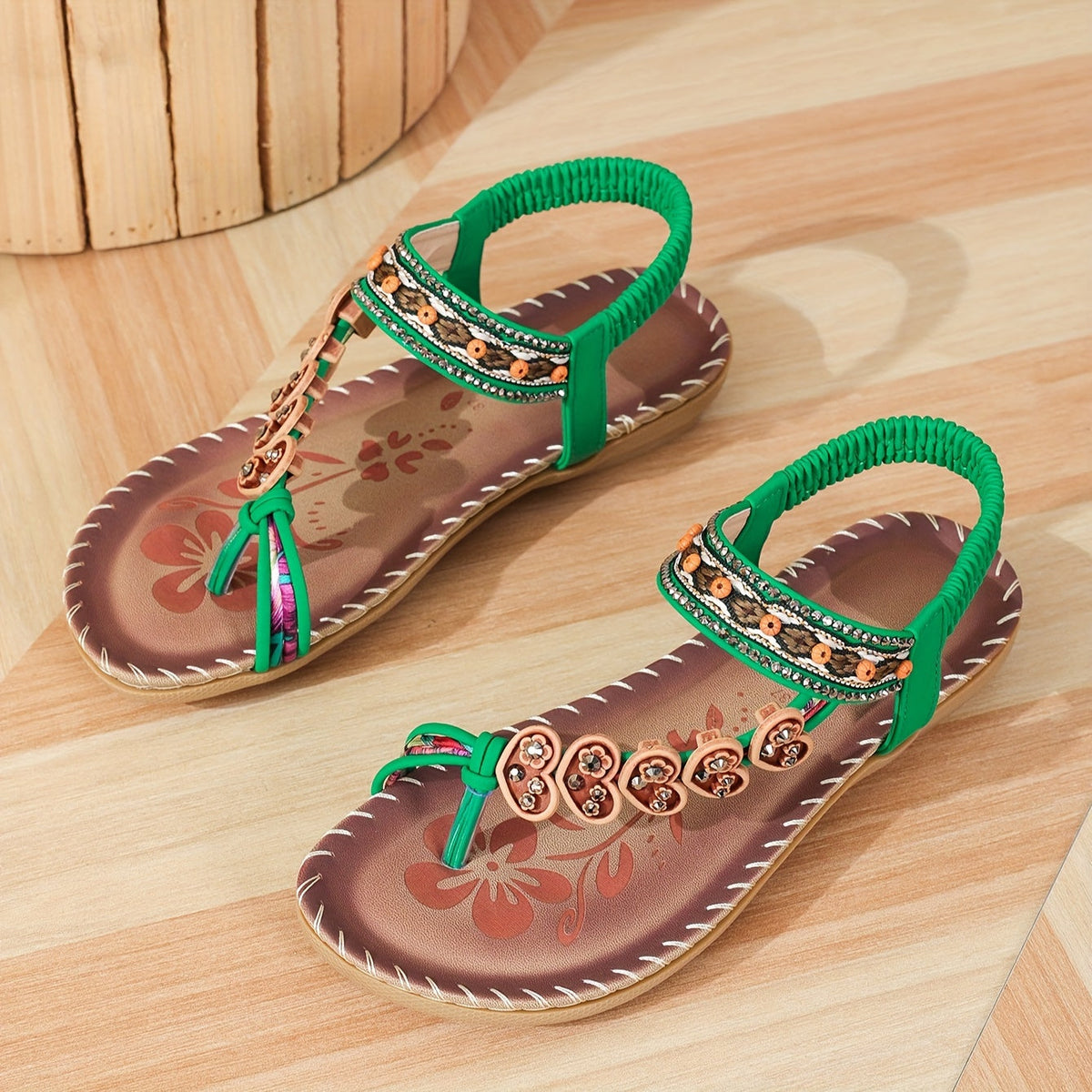 Ernestina | Everyday Summer Floral Comfort Flat