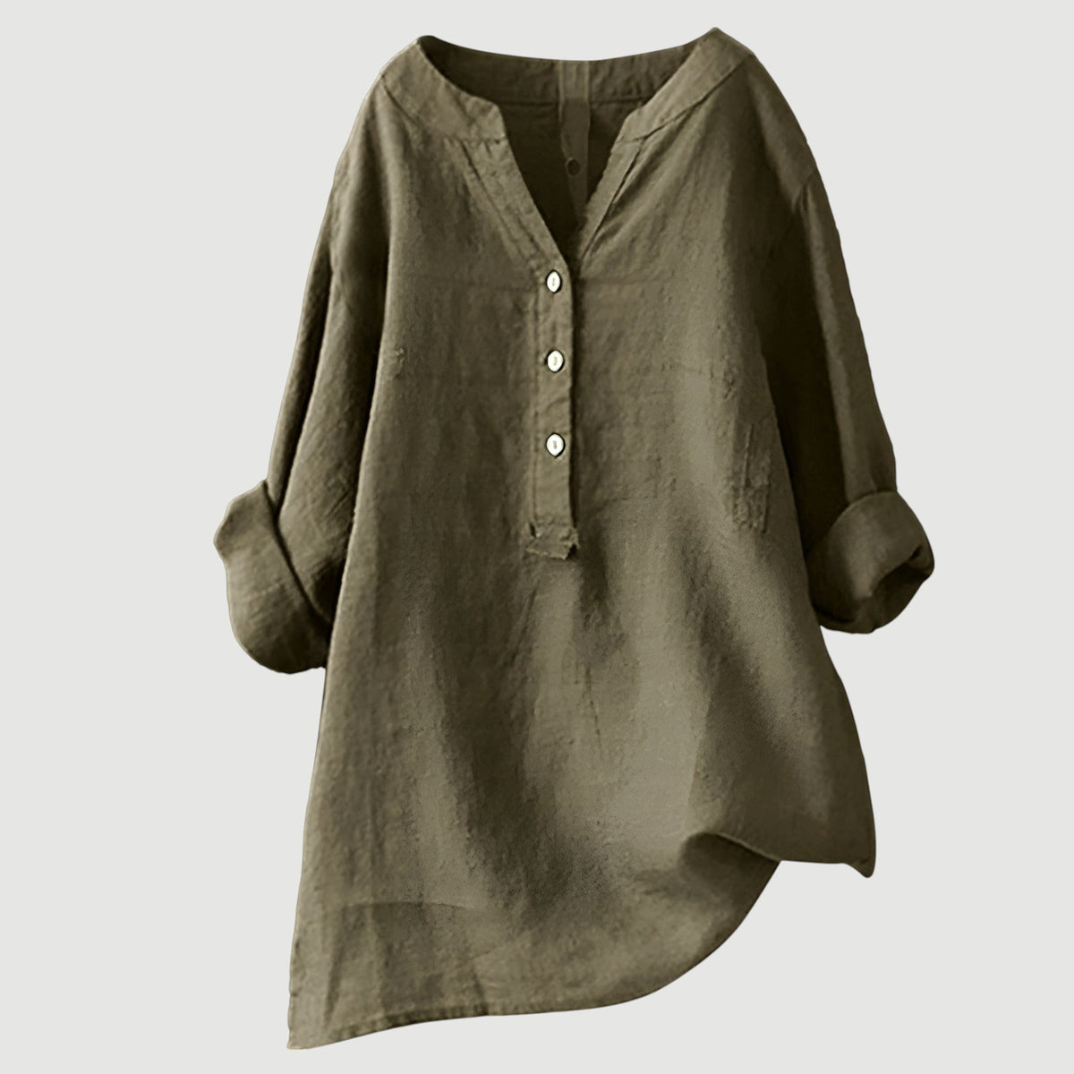Alma | Date-Night Oversized V-Neck Fit Blouse