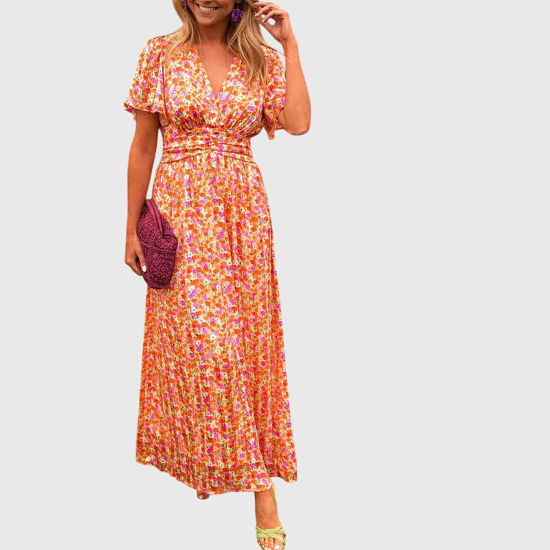 Ochwia | Brunch Breathable Maxi Drape Dress