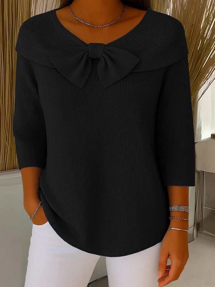 Asira | Cosy-Season Breathable Knit Texture Sweater