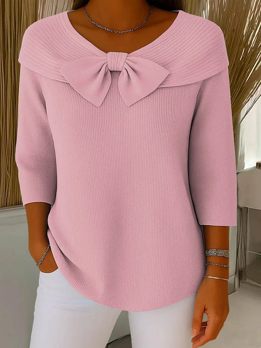 Asira | Cosy-Season Breathable Knit Texture Sweater