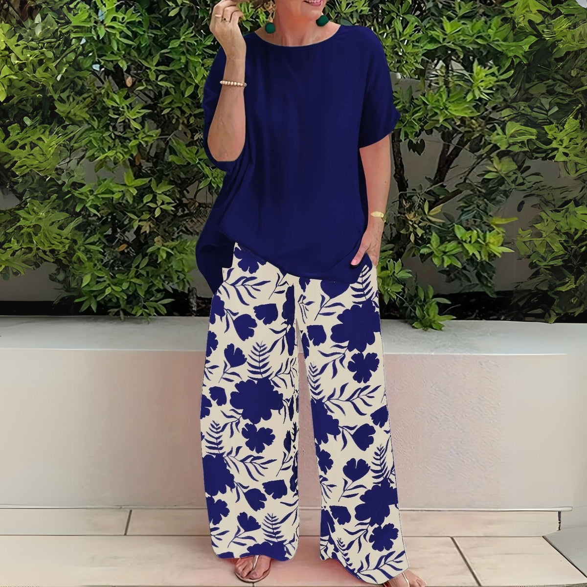 Aresta | Wardrobe-Staple Breathable Wide-Leg Ease Top
