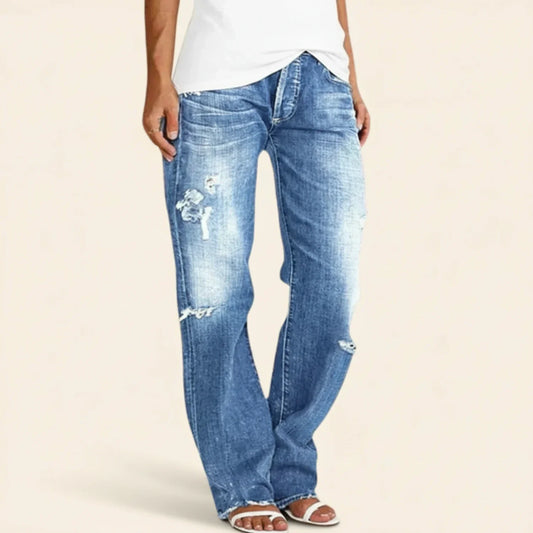 Albertina | Denim-Lover's High-Rise Ripped Shape Jeans