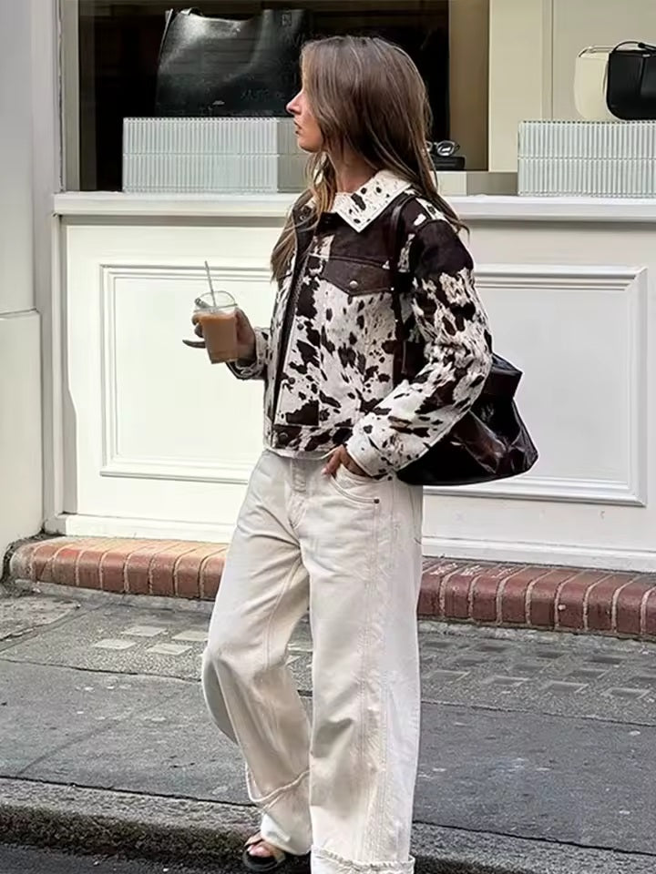 Cleo | Weekend Bold Cow Fit Jacket