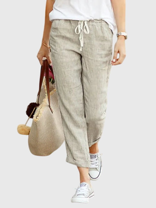Agatina | All-Day Summer Elastic-Waist Movement Pants