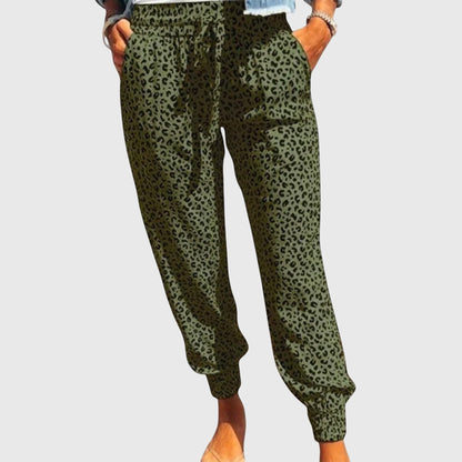 Amadea | Desk-to-Dinner Wide-Leg Leopard Versatility Pants
