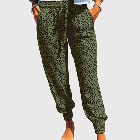 Amadea | Desk-to-Dinner Wide-Leg Leopard Versatility Pants