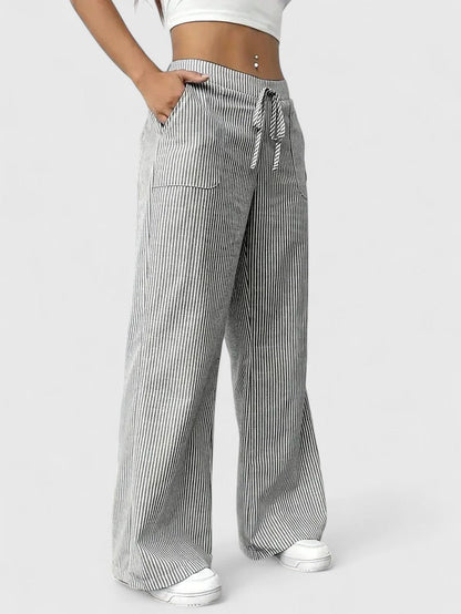 Pia | Everyday Breathable Wide-Leg Ease Pants