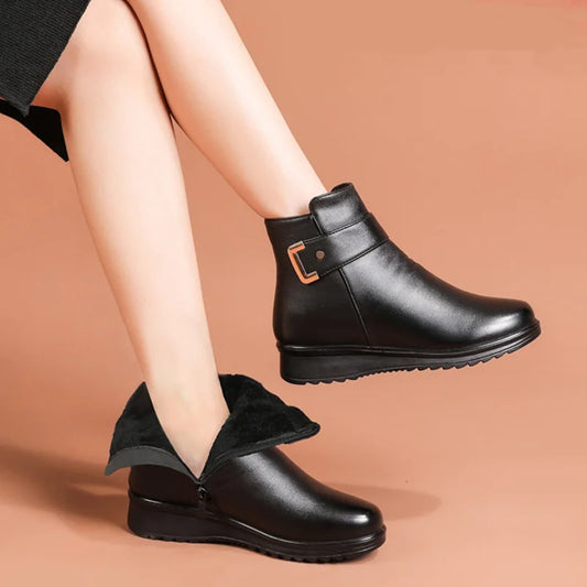 Calogera | City Ankle Buckle Comfort Boot