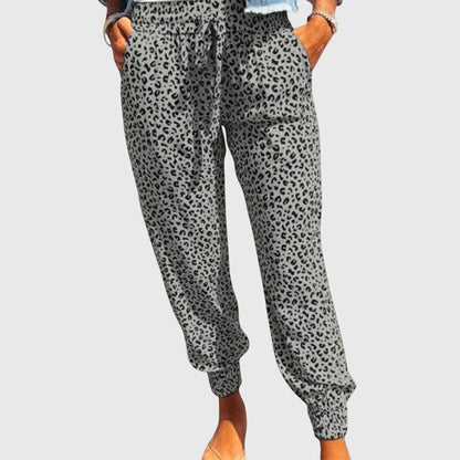 Amadea | Desk-to-Dinner Wide-Leg Leopard Versatility Pants