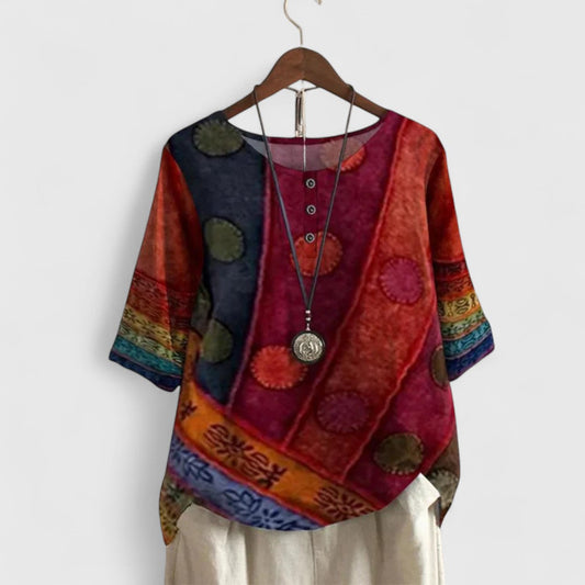 Aloisetta | Airy Boho Lightweight Silhouette Top