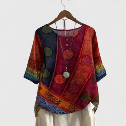 Alessa | Weekend Oversized Boho Silhouette Top