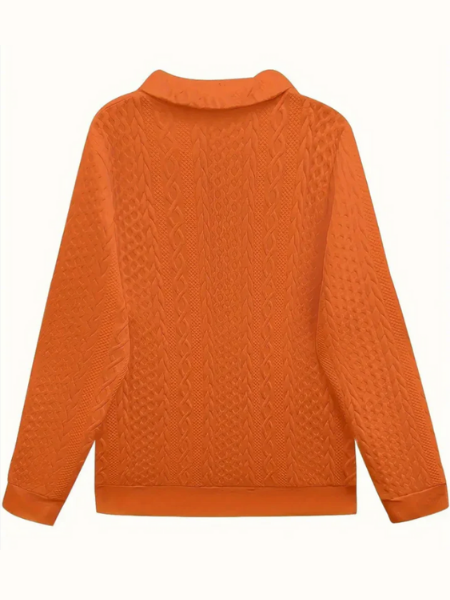Ariosa | Weekend Knit Zip-Up Softness Sweater