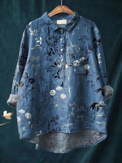 Paulette | Feminine Floral romantic Finish Blouse
