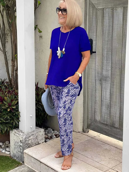 Vittoria | Matching Breathable Wide-Leg Comfort Set