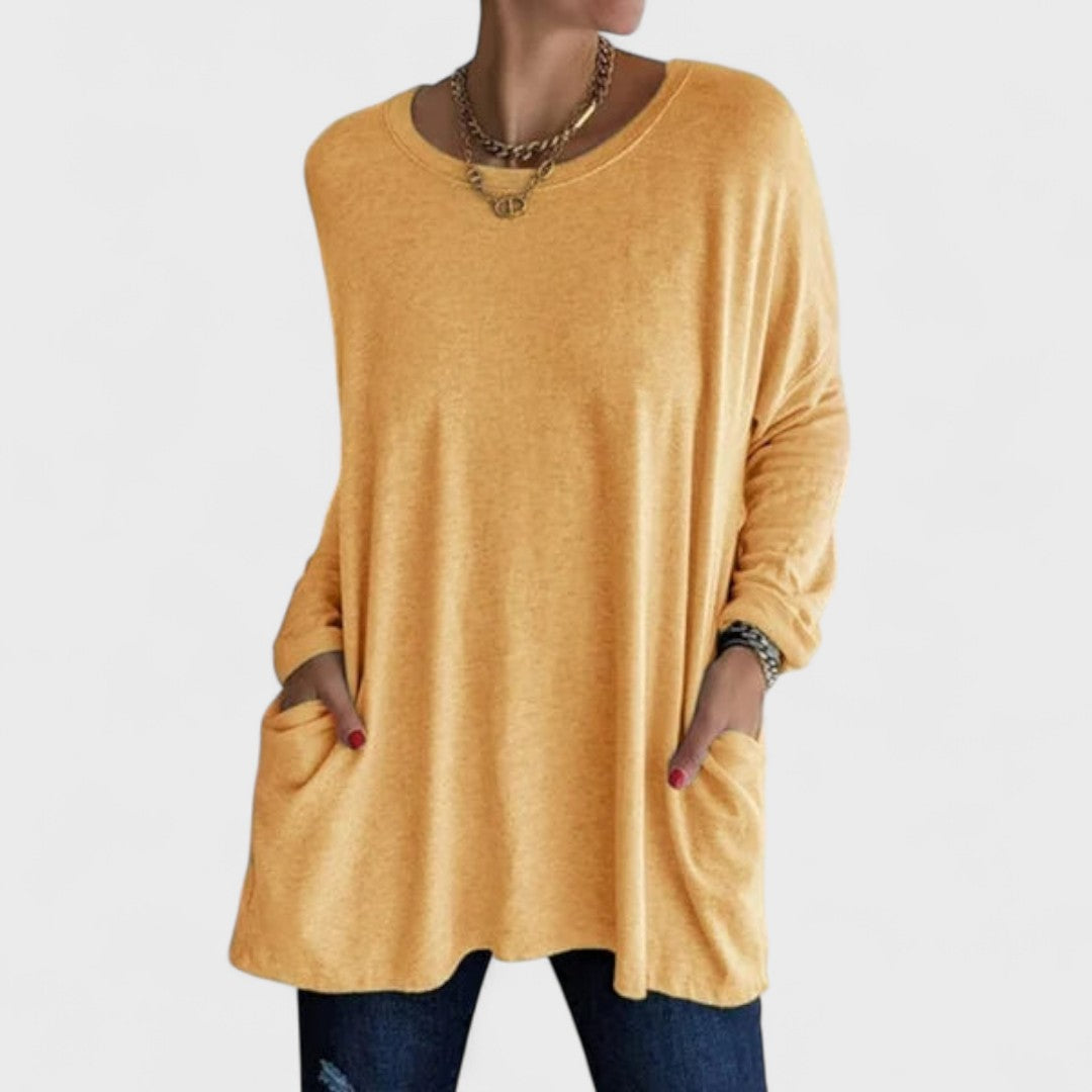 Angeletta | Layering Lightweight Long-Sleeve Style Top
