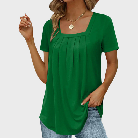 Norma(TM) | Polished Summer Square-Neck Style Blouse
