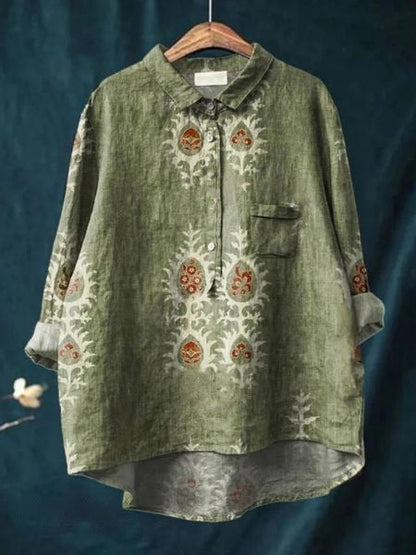 Paulette | Feminine Floral romantic Finish Blouse