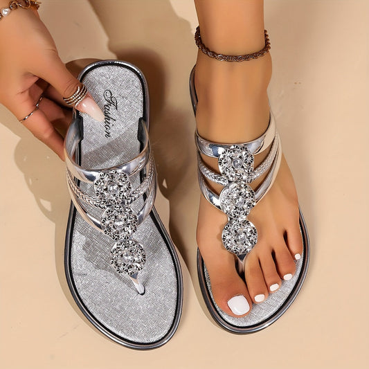 Placidetta | Poolside Sparkly Lightweight Grip Sandal
