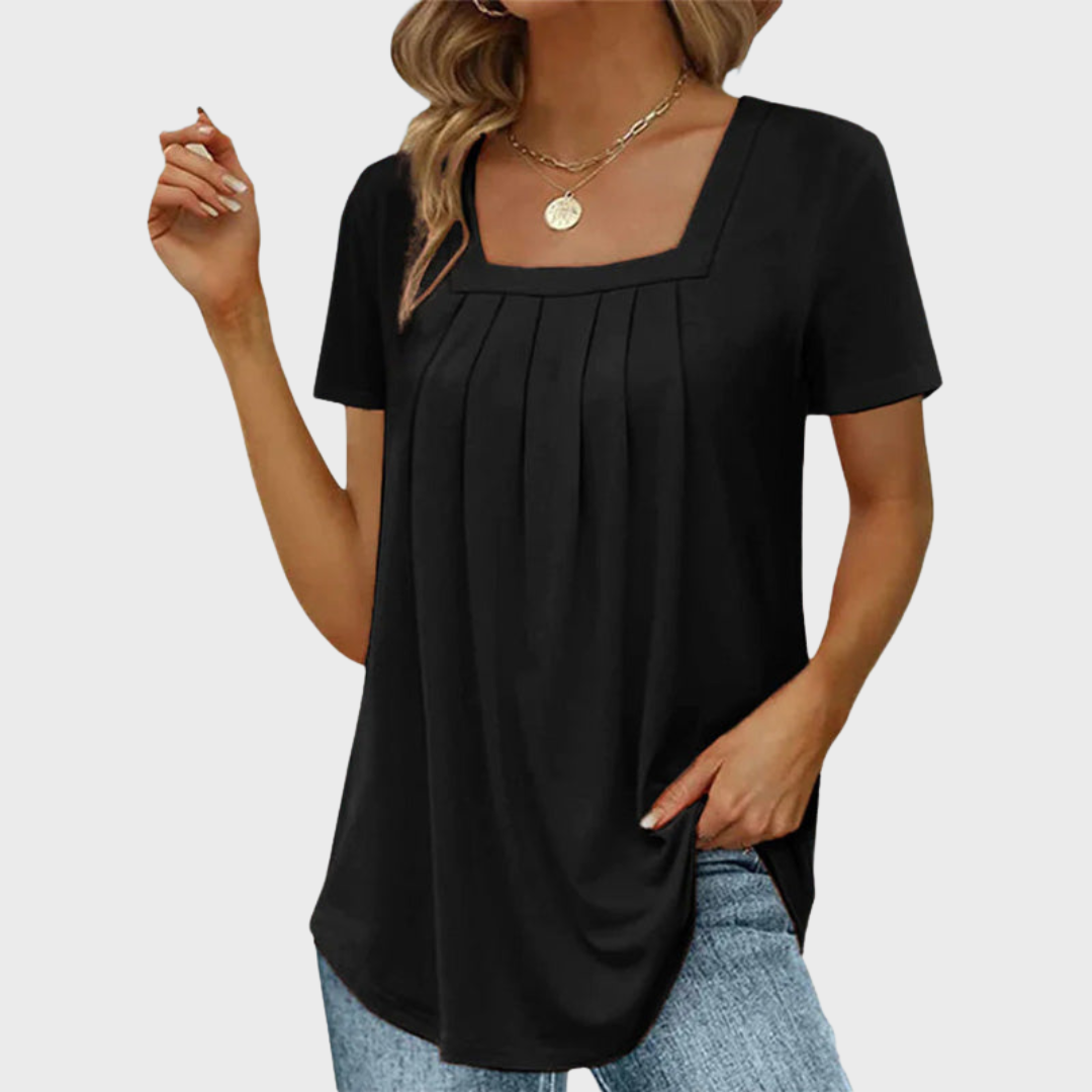 Norma(TM) | Polished Summer Square-Neck Style Blouse