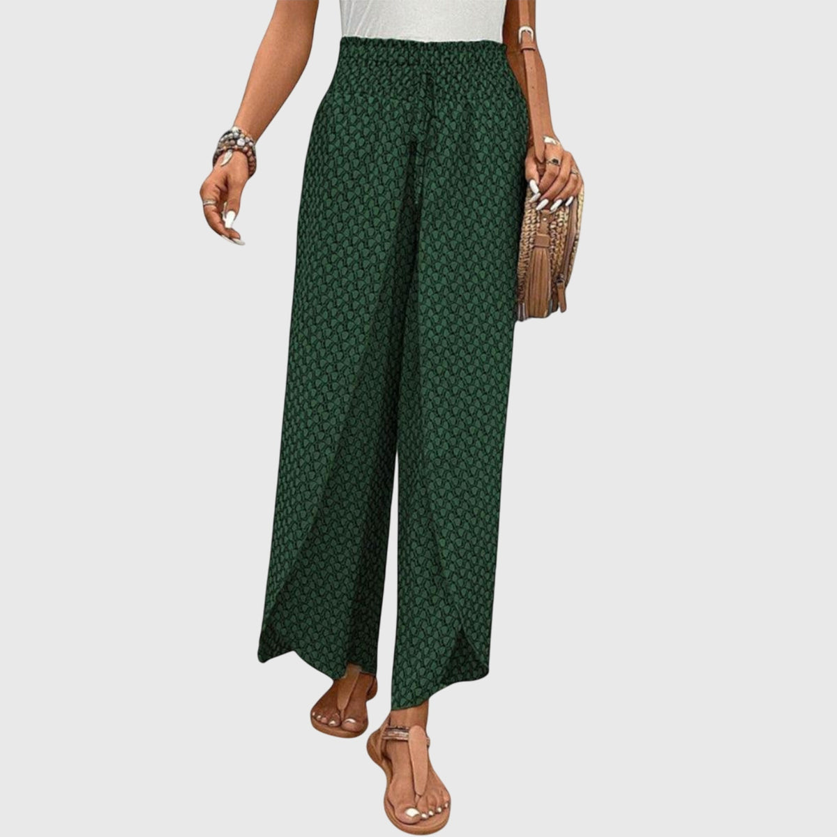 Onorina | Desk-to-Dinner High-Waist Palazzo Silhouette Pants