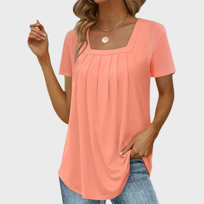 Norma(TM) | Polished Summer Square-Neck Style Blouse